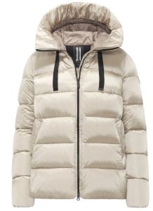 BOMBOOGIE – Rome Jacket Piumino Donna in Nylon Bright Grigio Cristallo
