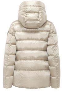 BOMBOOGIE – Rome Jacket Piumino Donna in Nylon Bright Grigio Cristallo
