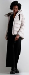 BOMBOOGIE – Rome Jacket Piumino Donna in Nylon Bright Grigio Cristallo