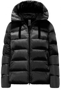 BOMBOOGIE – Rome Jacket Piumino Donna in Nylon Bright Nero