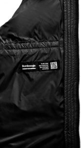 BOMBOOGIE – Geneva Jacket Piumino Donna in Nylon Bright Nero