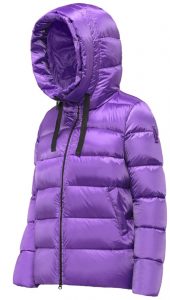 BOMBOOGIE – Rome Jacket Donna Piumino in Nylon Bright Viola