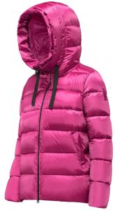 BOMBOOGIE – Rome Jacket Donna Piumino in Nylon Bright Fuxia