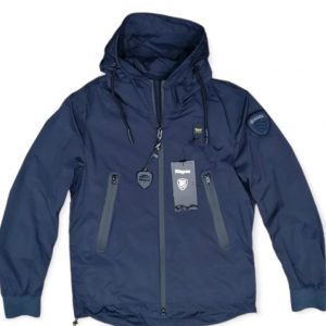BLAUER – Giacca a Vento Sfoderata in Nylon Blue