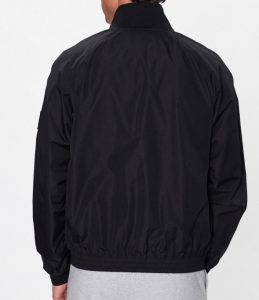 CALVIN KLEIN JEANS – Giacca Con Zip Integrale In Poliestere Riciclato Nero