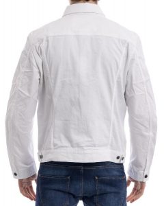 BLAUER – Giubbino Corto Sfoderato Bianco