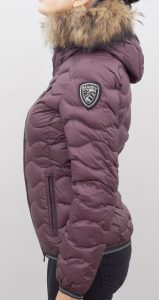 BLAUER – Piumino Corto Imbottito Piuma Aldie Viola
