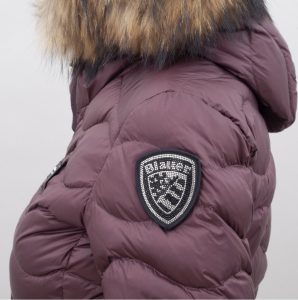 BLAUER – Piumino Corto Imbottito Piuma Aldie Viola