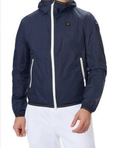 BLAUER – Giacca a Vento Sfoderata Dwayne Iris Blue