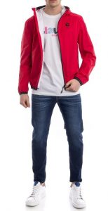BLAUER – Giacca a Vento Comfort Touch Samuel Rosso