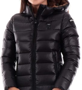 BLAUER – Piumino Donna con Imbottitura Eco Caroli Nero