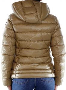 BLAUER – Piumino Donna con Imbottitura Eco Caroli Biscotto