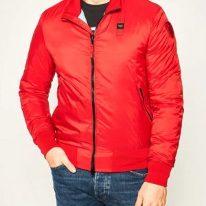 BLAUER – Bomber Uomo Tinto in Capo Rosso