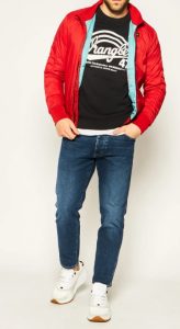 BLAUER – Bomber Uomo Tinto in Capo Rosso