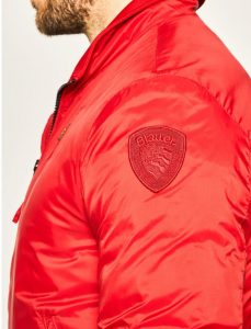 BLAUER – Bomber Uomo Tinto in Capo Rosso