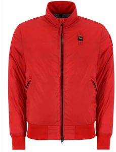 BLAUER – Bomber Uomo Tinto in Capo Rosso