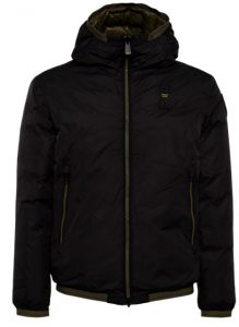 BLAUER – Piumino Uomo Reversibile Termosaldato Donald Nero