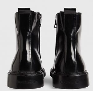CALVIN KLEIN – Stivali Uomo in Pelle Neri