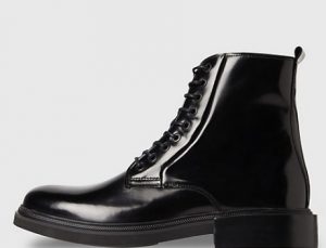 CALVIN KLEIN – Stivali Uomo in Pelle Neri