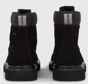 CALVIN KLEIN JEANS – Stivaletti Uomo in Camoscio Neri