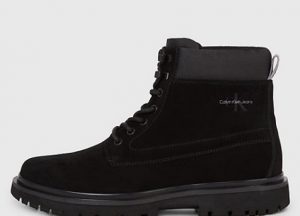 CALVIN KLEIN JEANS – Stivaletti Uomo in Camoscio Neri