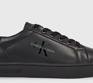CALVIN KLEIN JEANS – Sneaker Uomo in Pelle Classic Triplo Nero