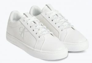 CALVIN KLEIN – Scarpe DONNA IN  PELLE BIANCA