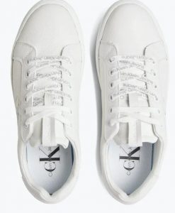 CALVIN KLEIN – Scarpe DONNA IN  PELLE BIANCA