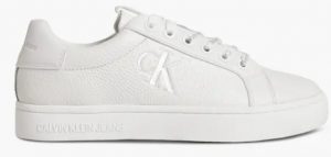 CALVIN KLEIN – Scarpe DONNA IN  PELLE BIANCA