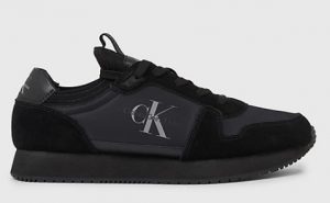 CALVIN KLEIN JEANS – Sneaker Uomo Runner Sock Triplo Nero