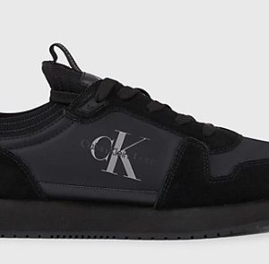 CALVIN KLEIN JEANS – Sneaker Uomo Runner Sock Triplo Nero