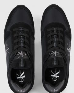CALVIN KLEIN JEANS – Sneaker Uomo Runner Sock Triplo Nero