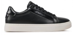 CALVIN KLEIN JEANS – Sneaker Donna in Pelle Logo Nere