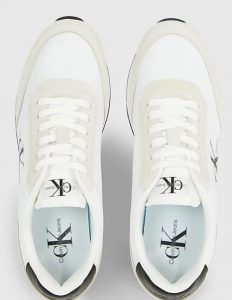 CALVIN KLEIN JEANS – Sneaker Uomo Retro Runner Su-Ny Bianco