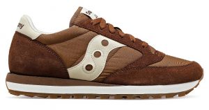 SAUCONY- Scarpe Uomo Jazz Original Marrone/Crema