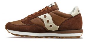 SAUCONY- Scarpe Uomo Jazz Original Marrone/Crema