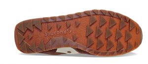 SAUCONY- Scarpe Uomo Jazz Original Marrone/Crema
