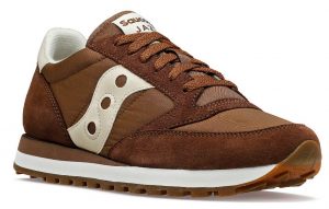 SAUCONY- Scarpe Uomo Jazz Original Marrone/Crema