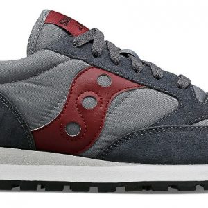 SAUCONY- Scarpe Uomo Jazz Original Grigio/Rosso Scuro