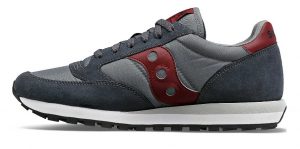 SAUCONY- Scarpe Uomo Jazz Original Grigio/Rosso Scuro