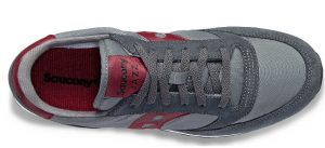 SAUCONY- Scarpe Uomo Jazz Original Grigio/Rosso Scuro