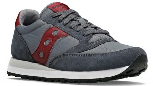 SAUCONY- Scarpe Uomo Jazz Original Grigio/Rosso Scuro