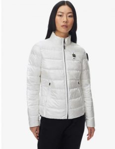 BLAUER – Piumino Donna in Nylon Lucidio Ella Bianco