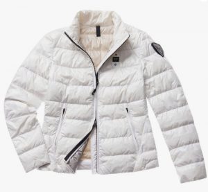 BLAUER – Piumino Donna in Nylon Lucidio Ella Bianco