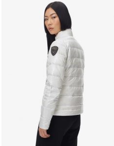 BLAUER – Piumino Donna in Nylon Lucidio Ella Bianco