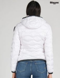 BLAUER – Piumino Corto Donna Bianco