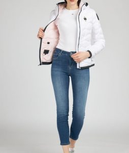 BLAUER – Piumino Corto Donna Bianco