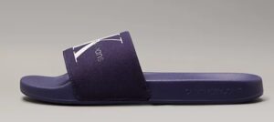 CALVIN KLEIN JEANS – Ciabatte Uomo in Tela Blu Navy