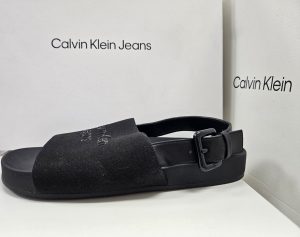 CALVIN KLEIN – Sandali Comfort Neri