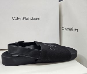 CALVIN KLEIN – Sandali Comfort Neri